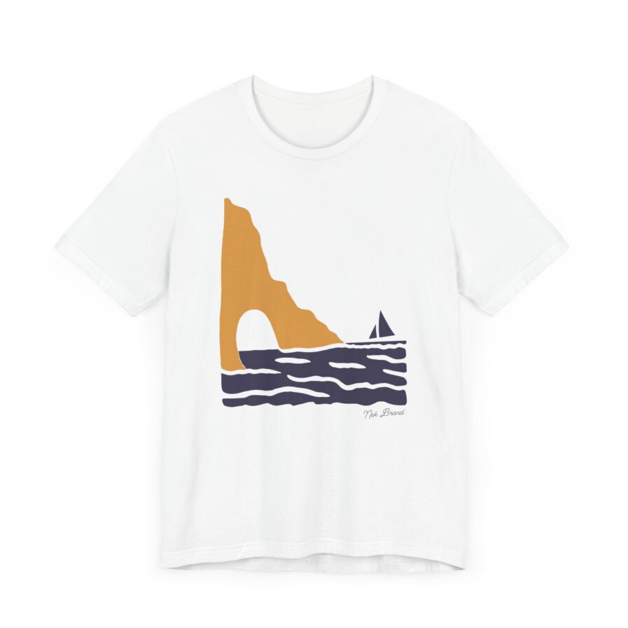 Coastal Adventure Unisex Jersey Tee - Beach Vibes Graphic - Image 2